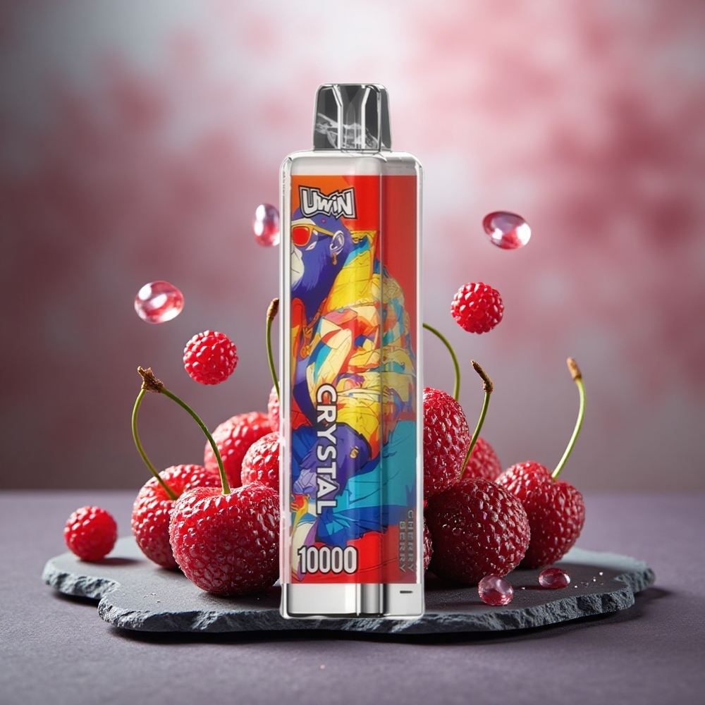 Uwin Crystal 10000 Puffs RGB Disposable Vape Cherry Berry