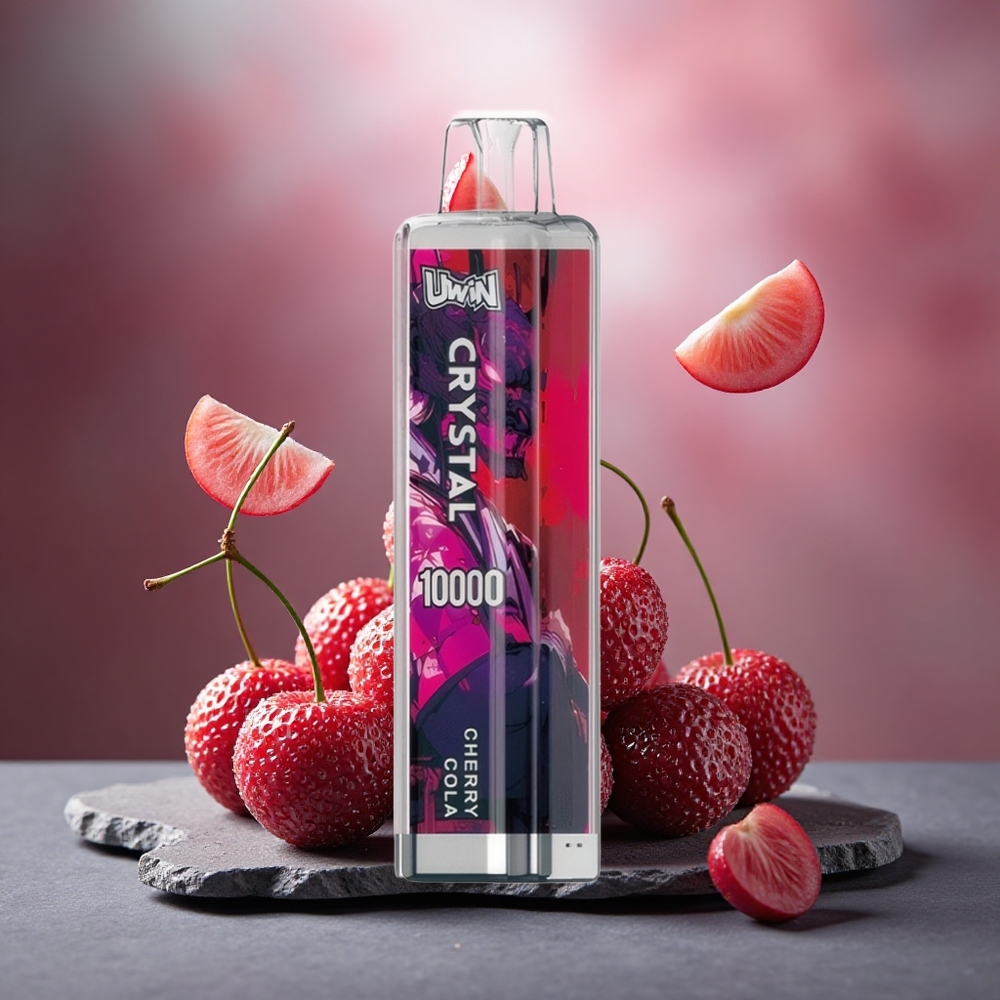 Uwin Crystal 10000 Puffs RGB Disposable Vape Cherry Cola