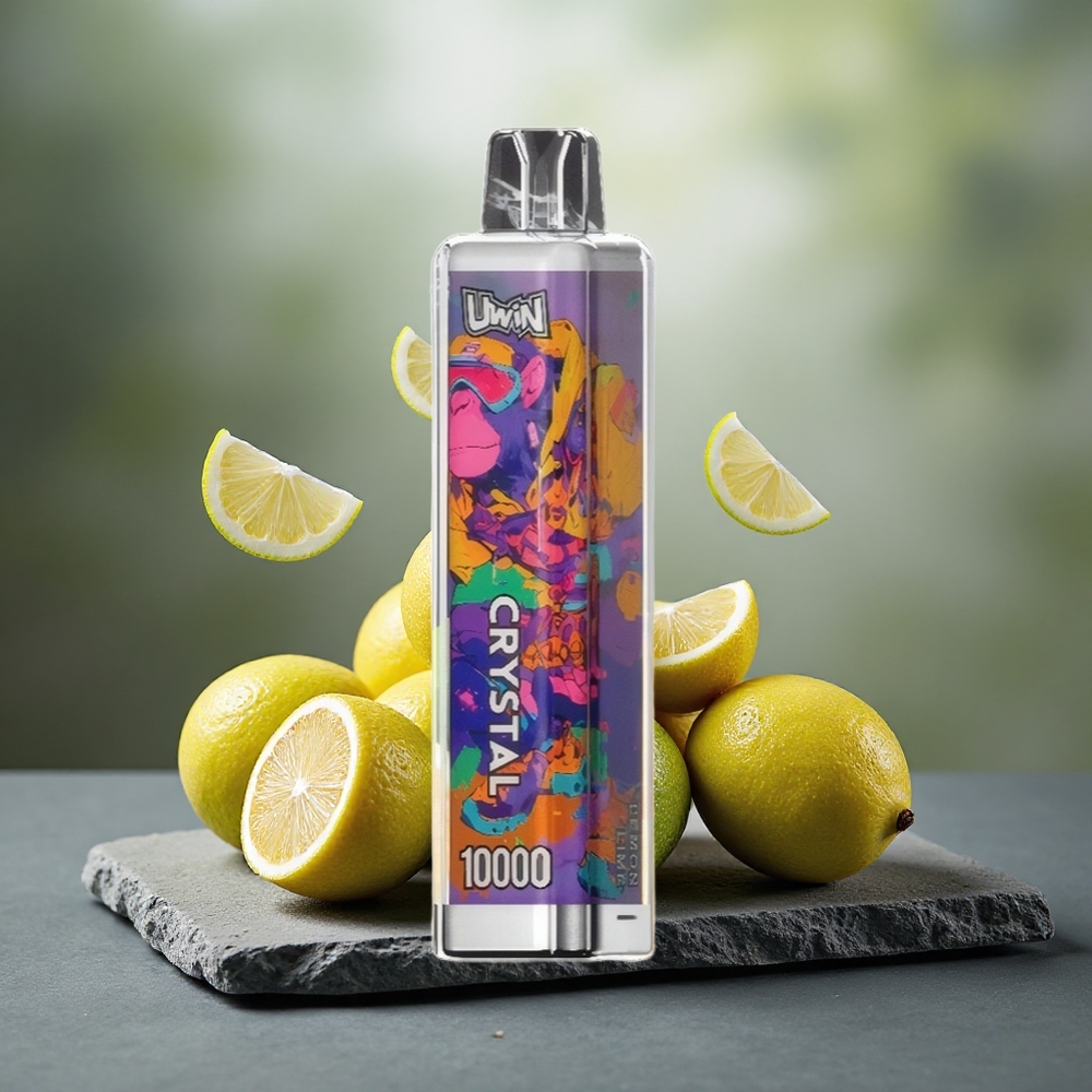 Uwin Crystal 10000 Puffs RGB Disposable Vape Lemon Lime