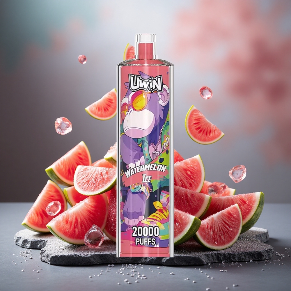 Uwin Shisha Crystal 20000 Puffs Watermelon Ice Mesh Coil Type-C