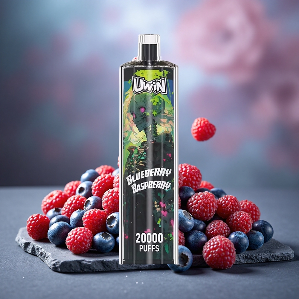 Uwin Shisha Hookah Crystal 20000 Puffs Blueberry Raspberry Mesh Coil Type-C