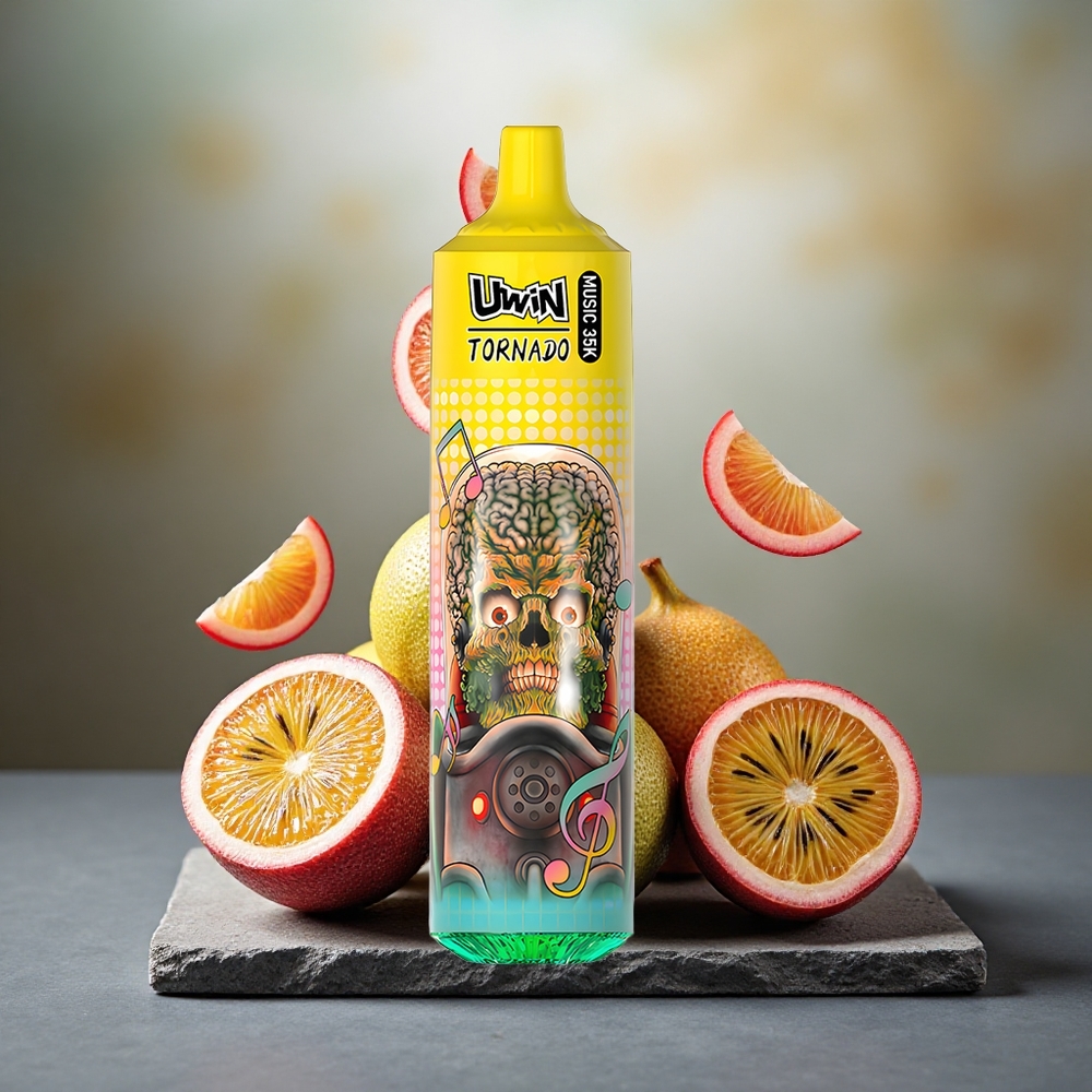 Uwin Tornado 35K Mesh Rechargeable Disposable Vape Kiwi Passion Fruit Guava