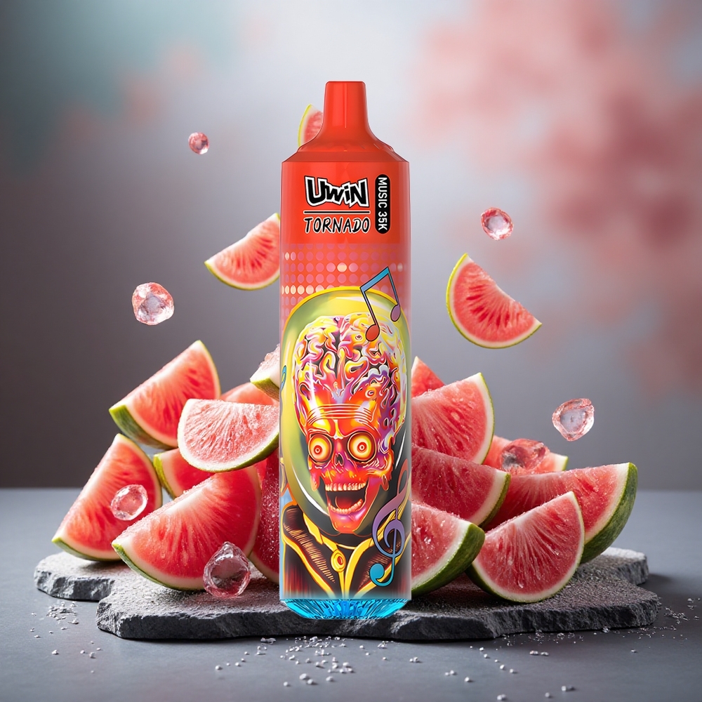Uwin Tornado 35K Rechargeable Mesh Disposable Vape Watermelon Ice