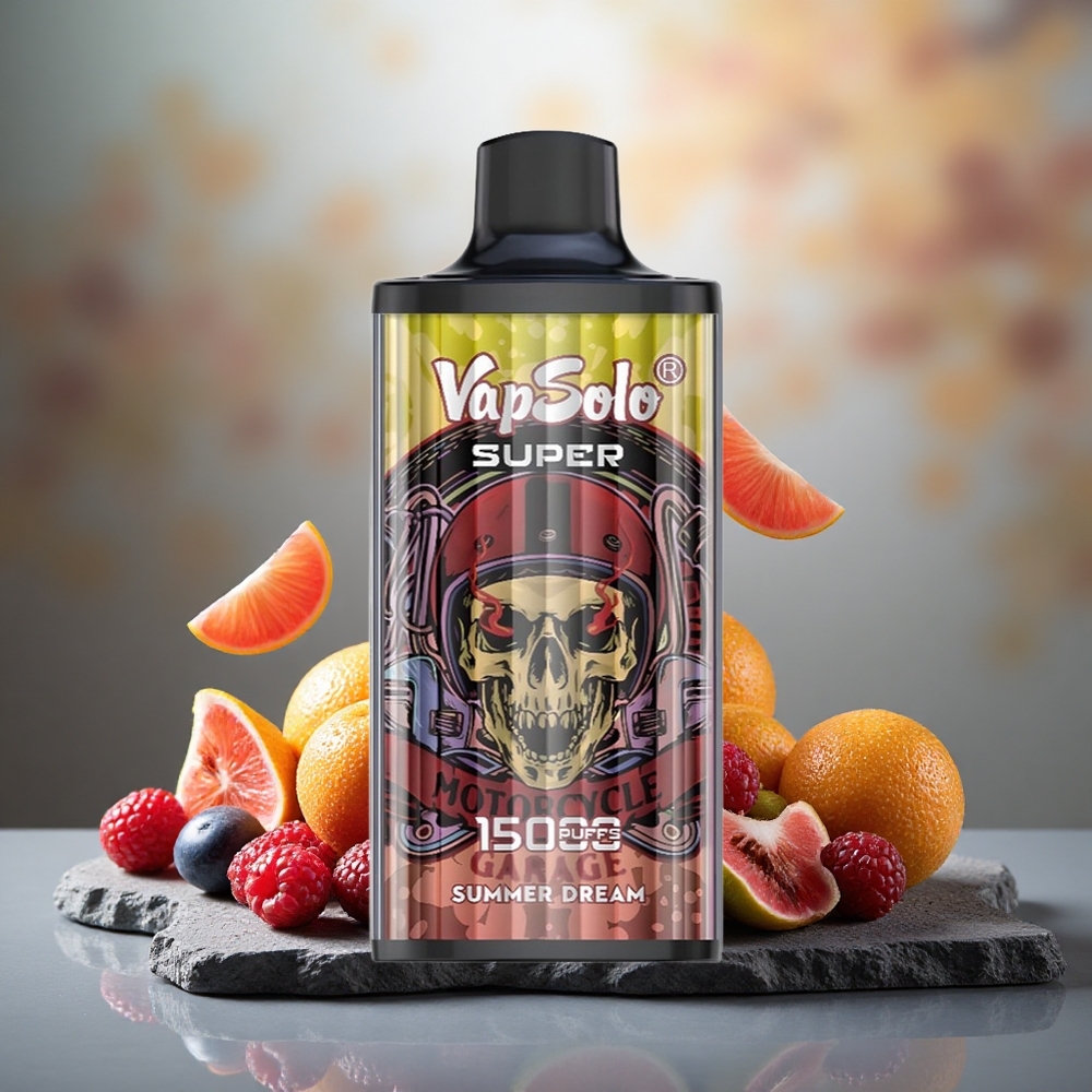 Vapsolo Super 15000 Puffs 40ml E-Liquid Summer Dream Disposable Vape