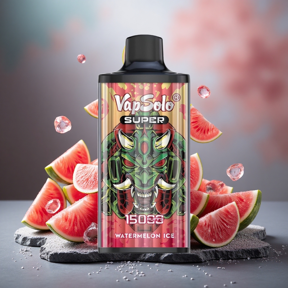 Vapsolo Super 15000 Puffs 40ml E-Liquid Watermelon Ice Disposable Vape