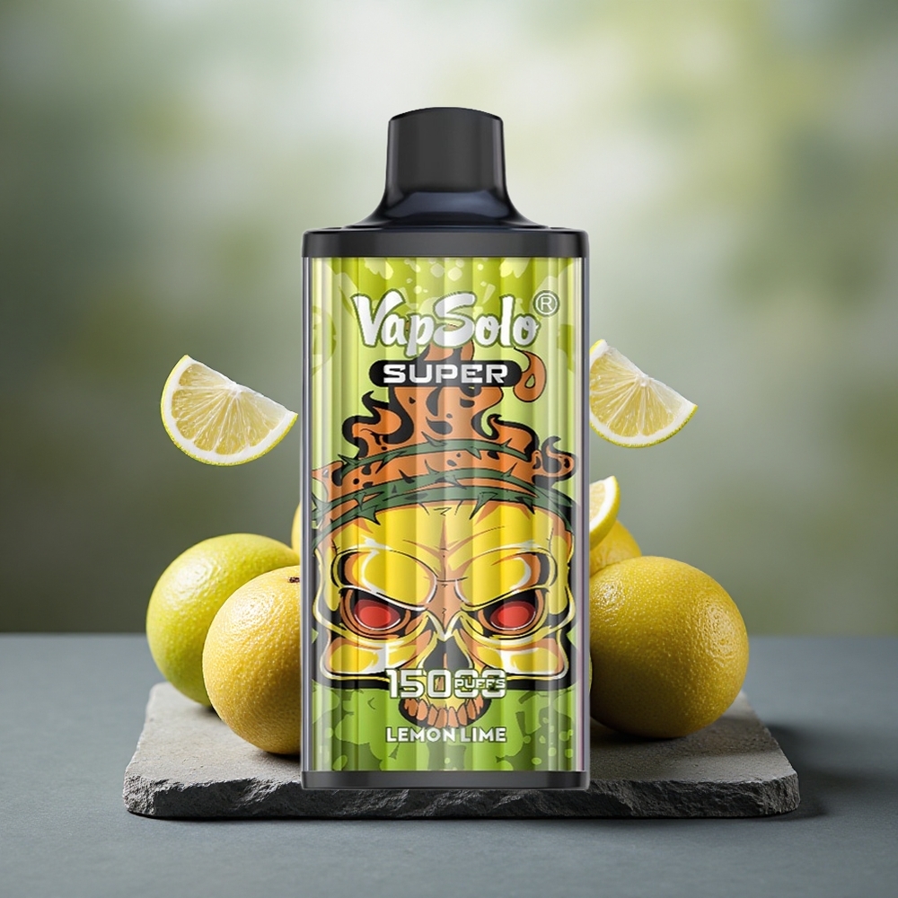 Vapsolo Super 15000 Puffs 850mah Mesh Disposable Vape Lima Limon