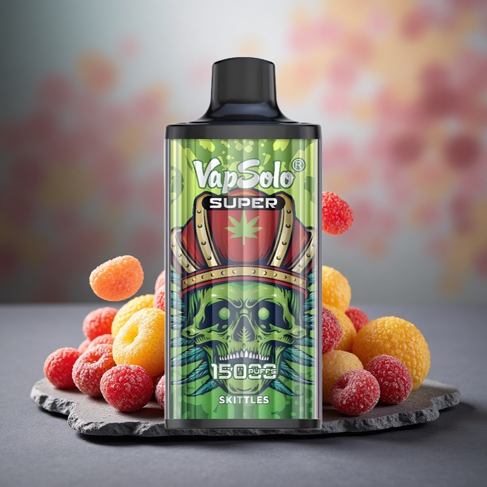 Vapsolo Super 15000 Puffs Disposable Vape Skittles 40ml E-Liquid Type-C
