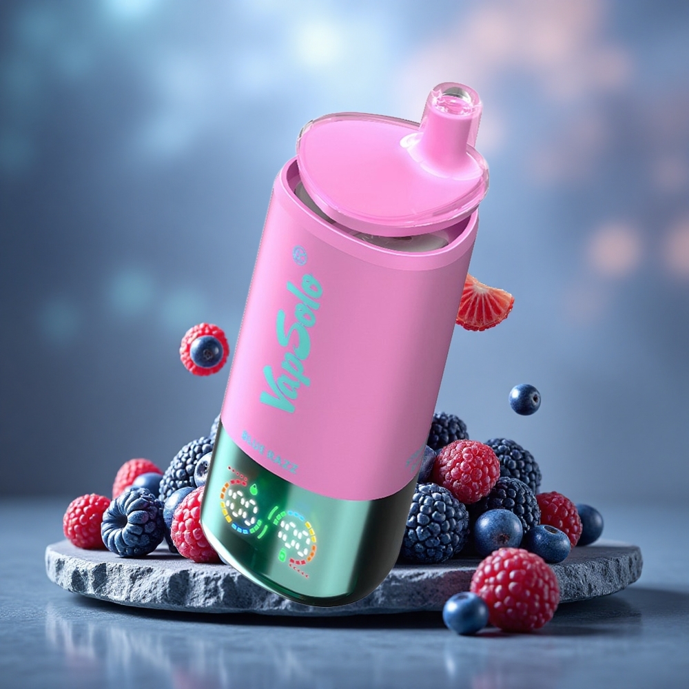 Vapsolo Triple 30000 Puffs 40ml E-Liquid Disposable Vape Blue Razz