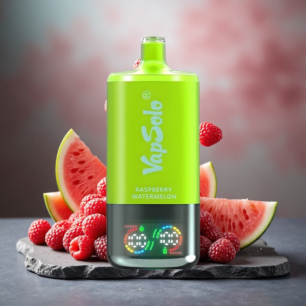 Vapsolo Triple 30000 Puffs 40ml E-Liquid Disposable Vape Raspberry Watermelon
