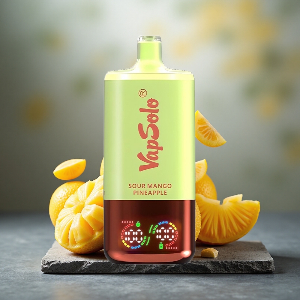 Vapsolo Triple 30000 Puffs 40ml E-Liquid Disposable Vape Sour Mango Pineapple