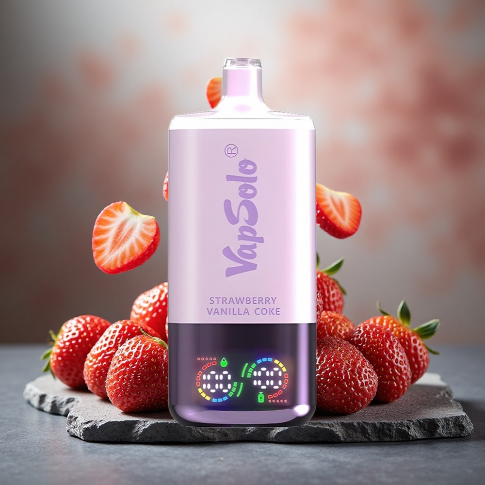 Vapsolo Triple 30000 Puffs 40ml E-Liquid Disposable Vape Strawberry Vanilla Coke