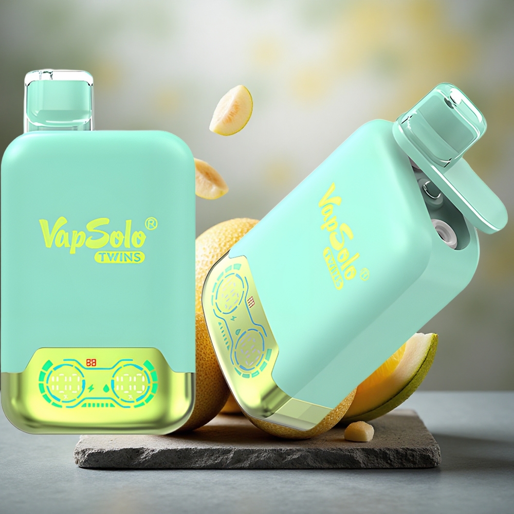 Vapsolo Twins 20000 Puffs Dual Tank Type-C Triple Melon & Pineapple Coconut