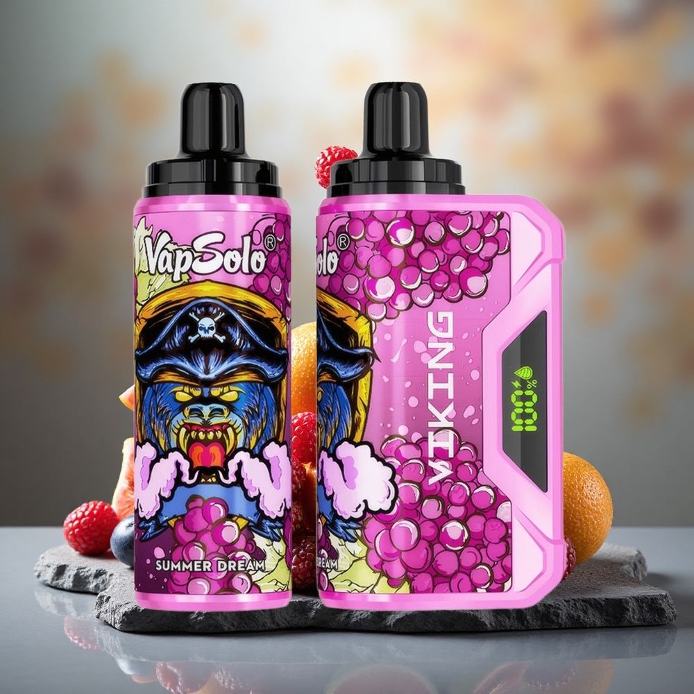 VapSolo VIKING 12000 Puffs 22ml E-Liquid Disposable Vape Summer Dream