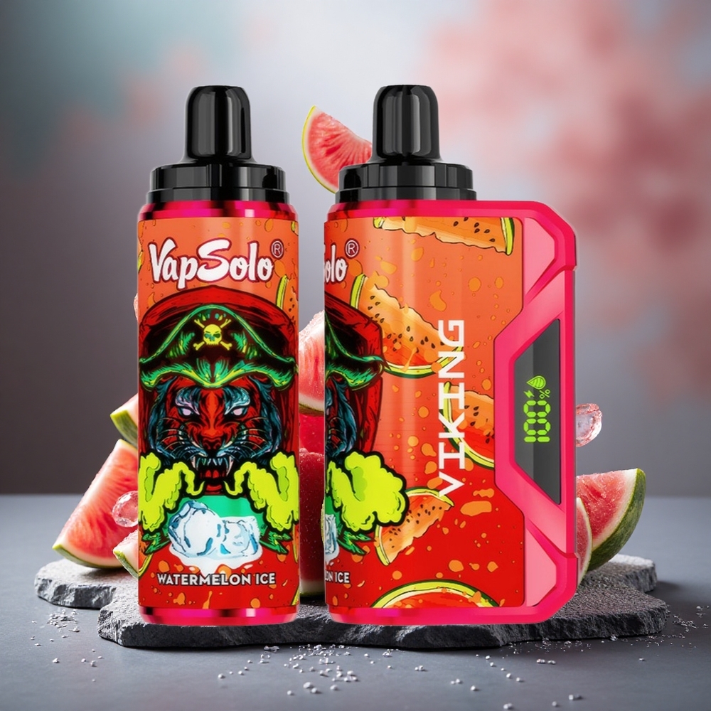 VapSolo VIKING 12000 Puffs 22ml E-Liquid Disposable Vape Watermelon Ice