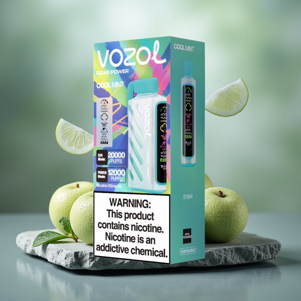 VOZOL Gear Power 20000 Puffs Dual Mesh Disposable Vape Cool Mint
