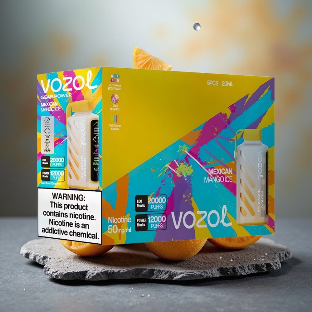 VOZOL Gear Power 20000 Puffs Dual Mesh Disposable Vape Mexican Mango Ice