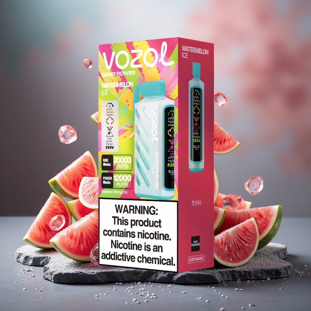 VOZOL Gear Power 20000 Puffs Dual Mesh Disposable Vape Watermelon Ice