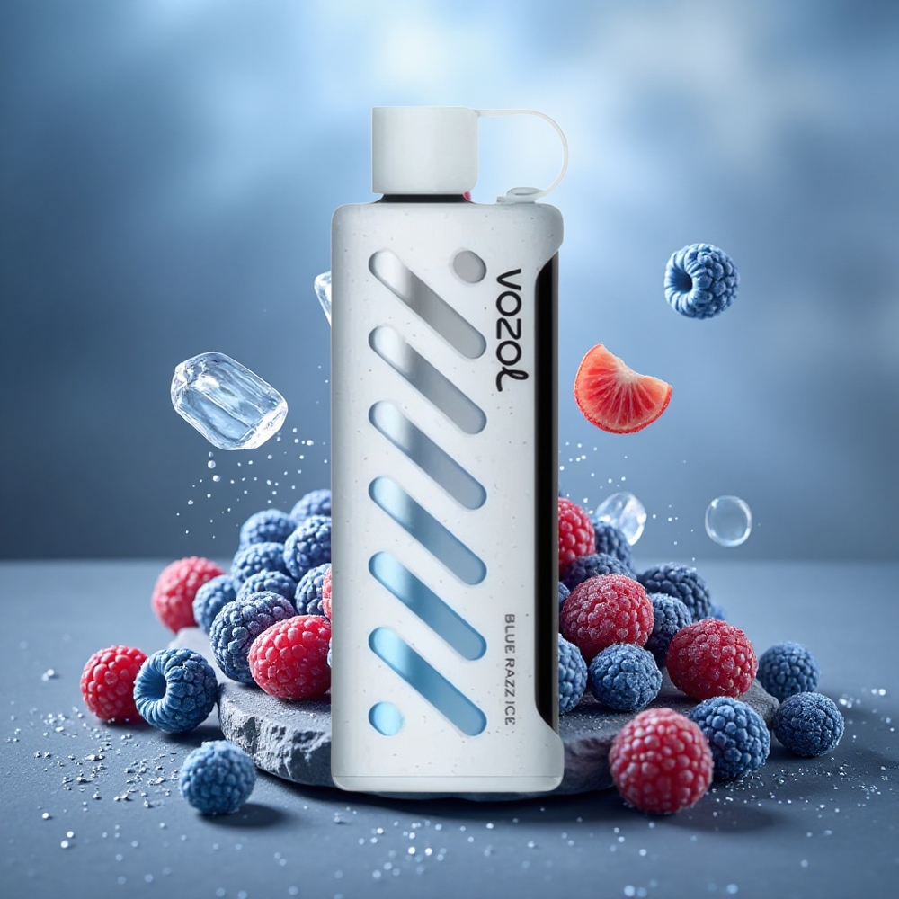 VOZOL Gear Shisha 25000 Puffs Dual Mesh Blue Razz Ice Disposable Vape