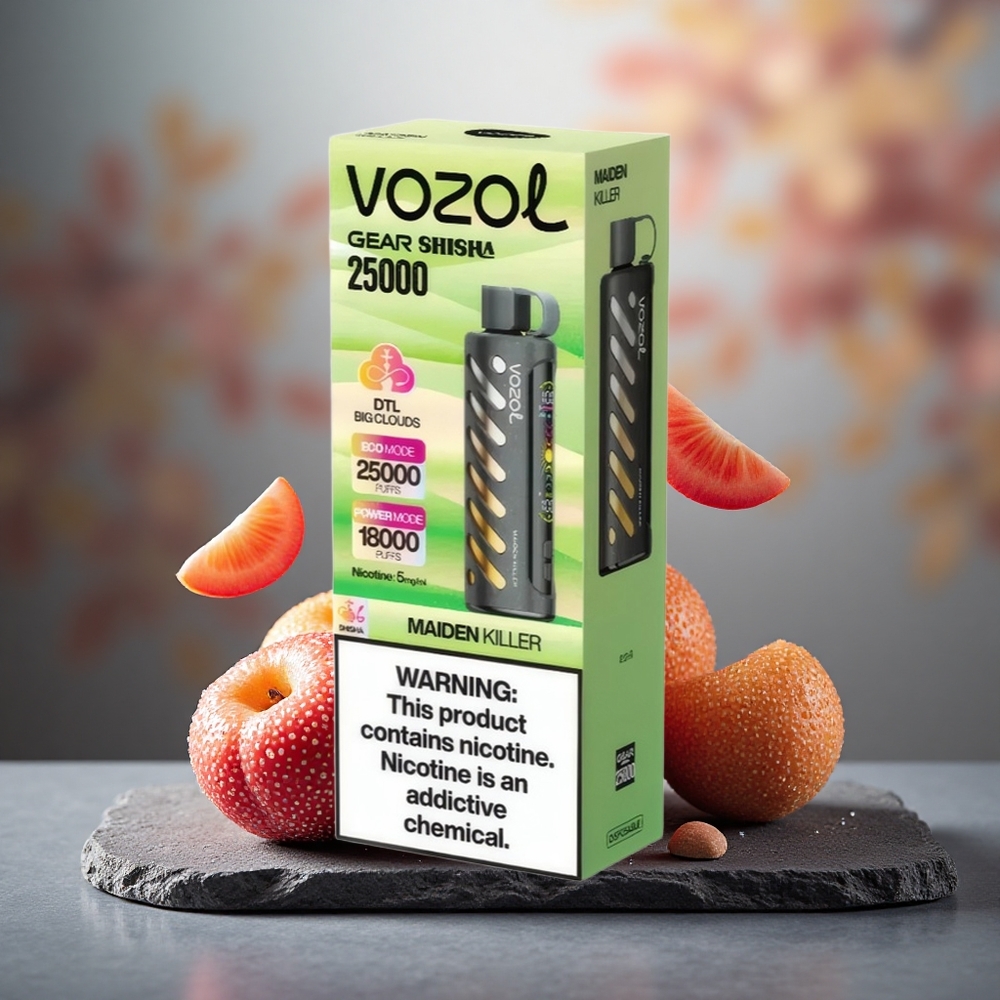 VOZOL Gear Shisha 25000 Puffs Dual Mesh Disposable Vape Maiden Killer