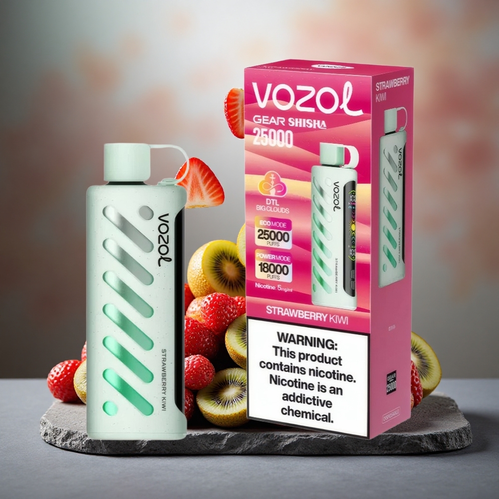 VOZOL Gear Shisha 25000 Puffs Dual Mesh Strawberry Kiwi