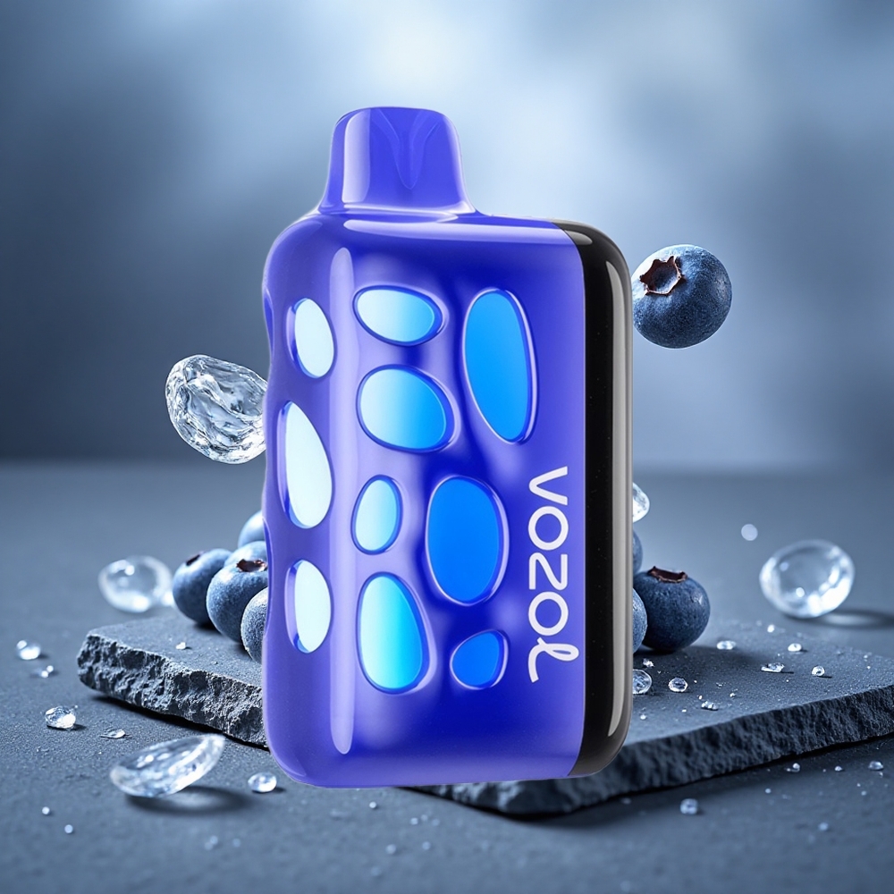 VOZOL RAVE 40000 Disposable Vape Blueberry Ice with Beat-Synced Party Mode