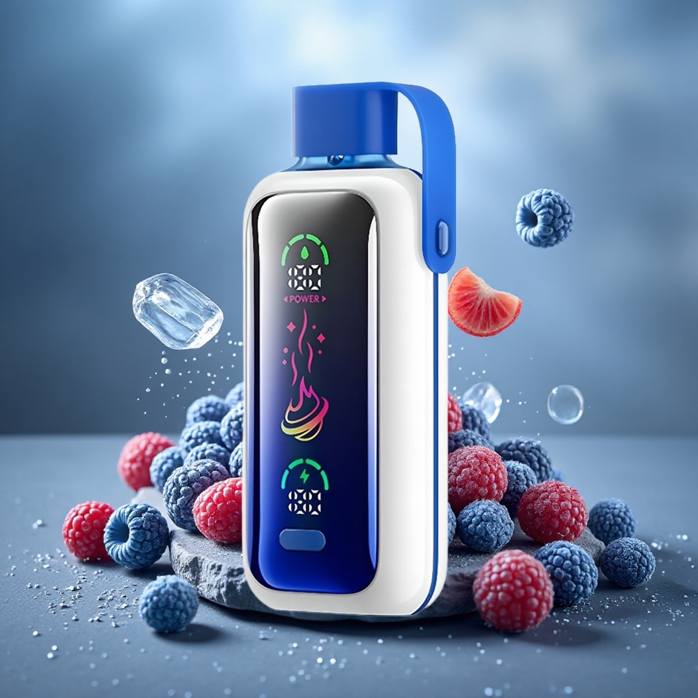 VOZOL Star 20000 Puffs Dual Mesh Disposable Vape Blue Razz Ice