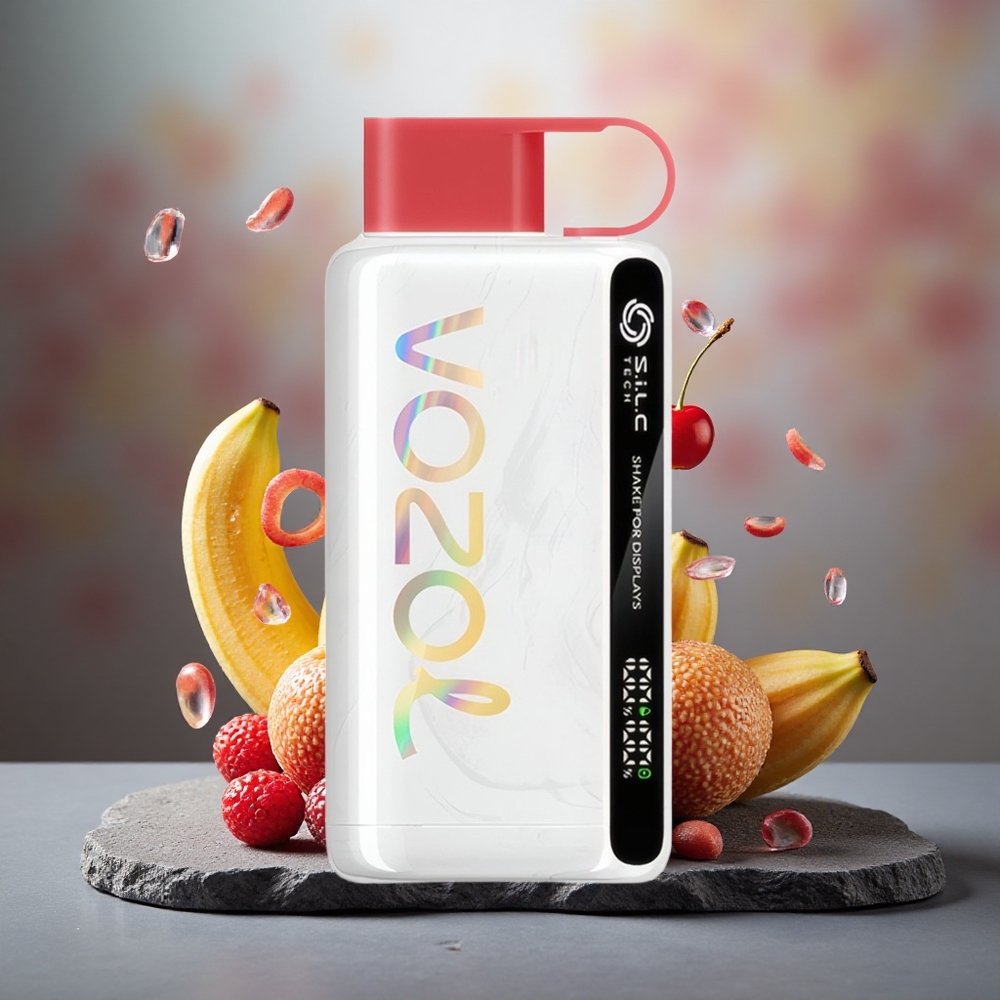 VOZOL STAR 9000/12000 Disposable Vape Dragon Fruit Banana Cherry 30% Faster Charge