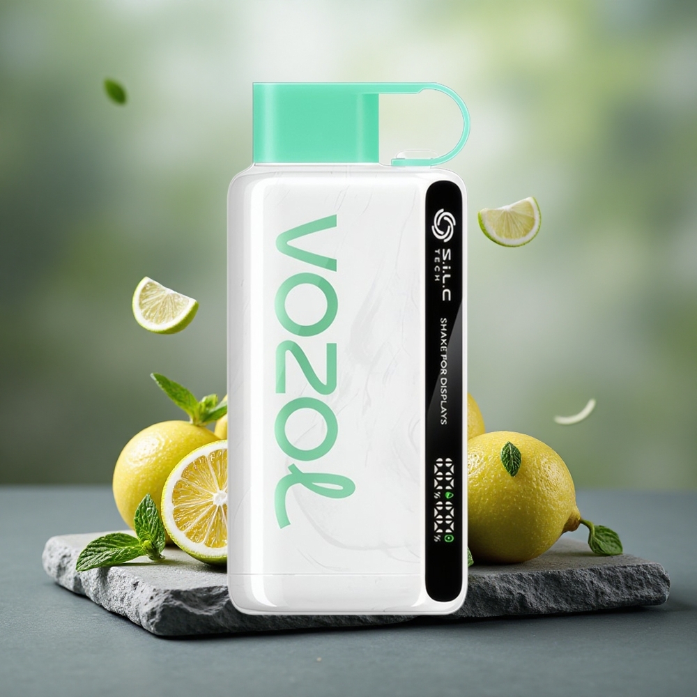 VOZOL STAR 9000/12000 Disposable Vape Lemon Mint with 650mAh Battery & S.i.L.C TECH