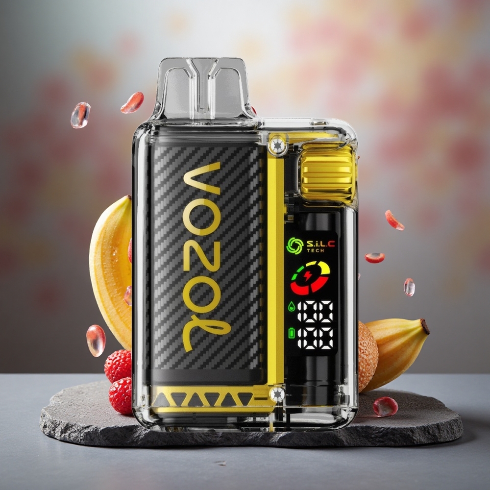 VOZOL Vista 20000 Puffs Disposable Vape Dragon Banana Cherry with OLED Screen