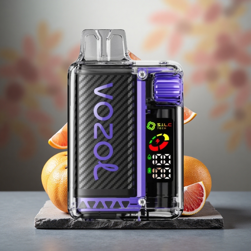 VOZOL Vista 20000 Puffs Disposable Vape Elderflower Grapefruit Rechargeable OLED