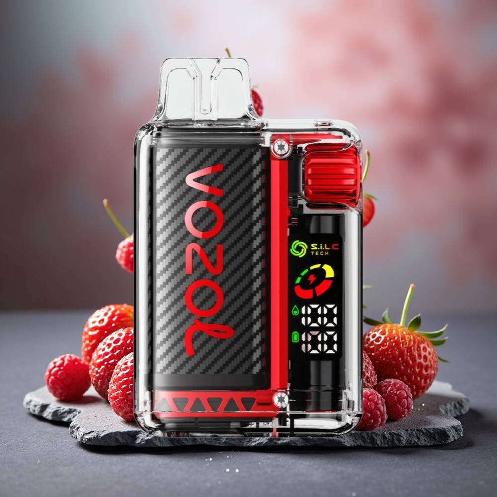 VOZOL Vista 20000 Puffs Rechargeable Disposable Vape Strawberry Raspberry Cherry