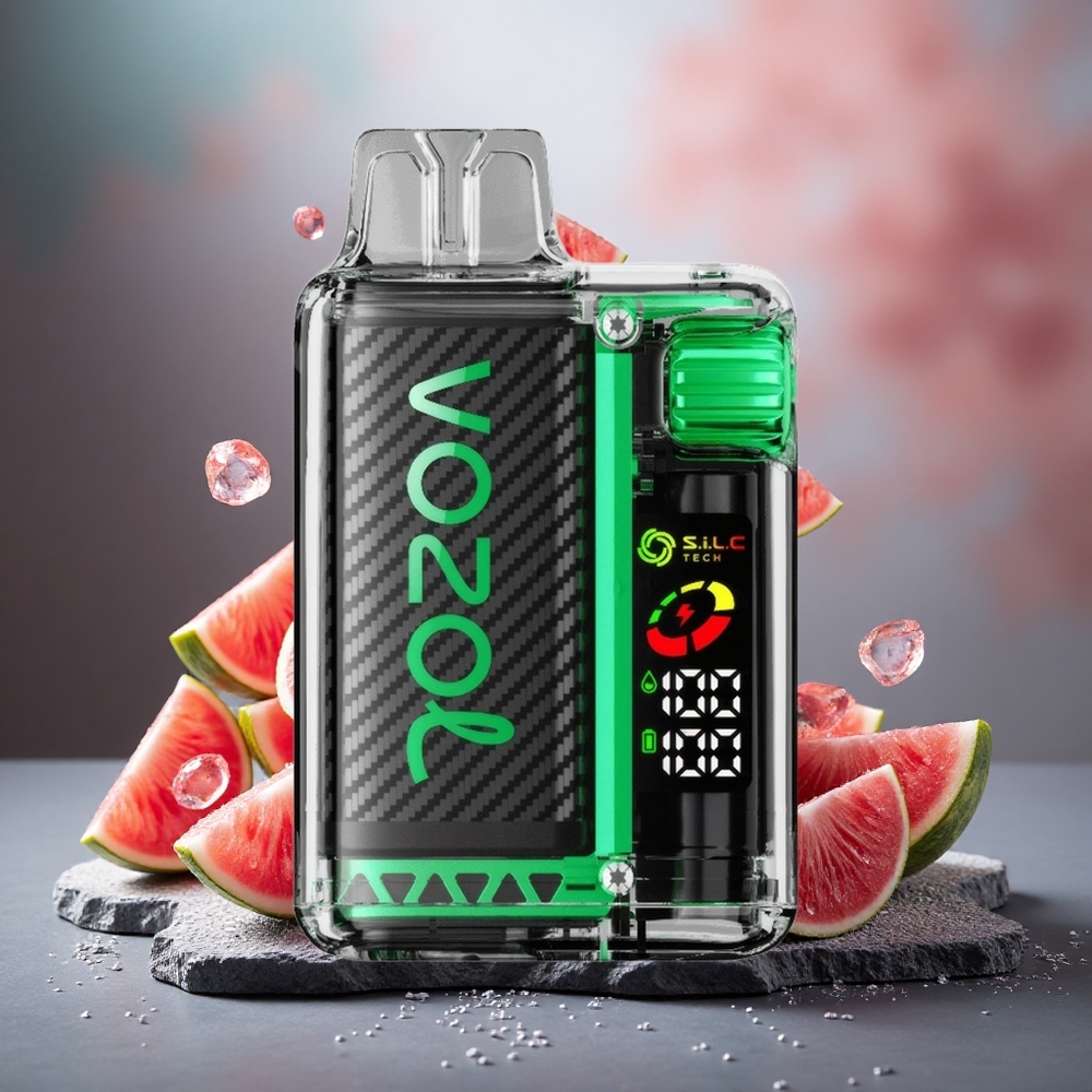 VOZOL Vista 20000 Puffs Rechargeable Disposable Vape Watermelon Ice with OLED Screen