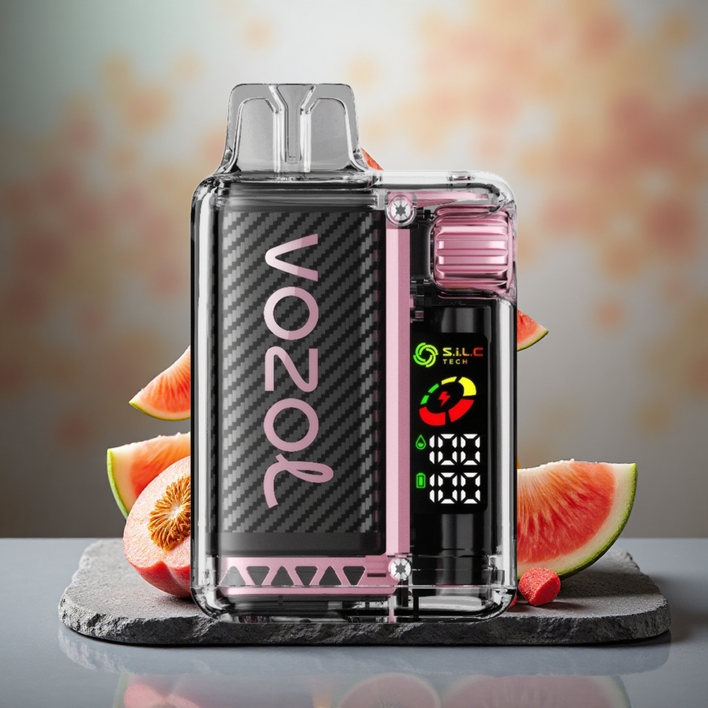 VOZOL Vista 20000 Puffs Rechargeable Peach Mango Watermelon with OLED Screen