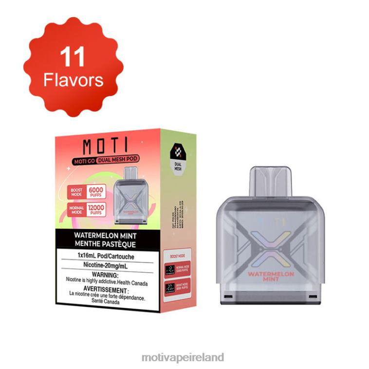 0PR0E87 - Moti vape Dublin Pink Lemon MOTI Go Pro Disposable Pod