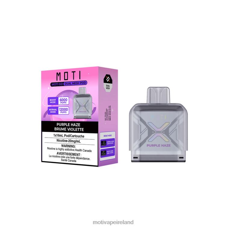 0PR0E87 - Moti vape Dublin Pink Lemon MOTI Go Pro Disposable Pod