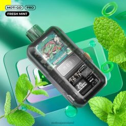 0PR0E16 - Moti vape 4000 Ireland Fresh Mint MOTI Go Pro Disposable Vape (5%, 12000 Puffs)