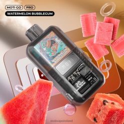 0PR0E23 - Moti vape pods Ireland Watermelon Bubblegum MOTI Go Pro Disposable Vape (5%, 12000 Puffs)