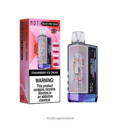 0PR0E50 - Moti vape amazon Strawberry Ice Cream MOTI Beast Pro Disposable Vape (5%, 10000 Puffs)