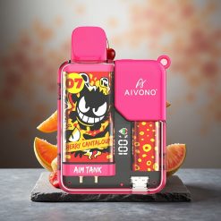 Aivono Aim Tank 9500 Puffs 18ml Cherry Cantaloupe Disposable Vape