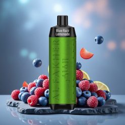 Al Fakher Crown Bar 8000 Crystal Disposable Vape Blue Razz Lemonade 18ml 5mg