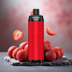 Al Fakher Crown Bar 8000 Crystal USB-C Strawberry Punch Disposable Vape