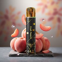 JNR Black&Golden 600+200 Puffs 550mAh Disposable Vape Peach