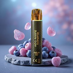 JNR Black&Golden 600+200 Puffs Disposable Vape Blueberry Bubble Gum 2% Nicotine