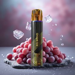 JNR Black&Golden 600+200 Puffs Disposable Vape Grape Ice 550mAh