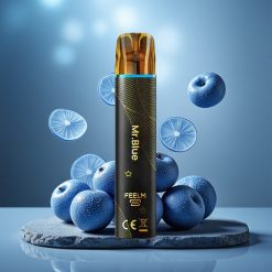 JNR Black&Golden 600+200 Puffs Disposable Vape Mr Blue
