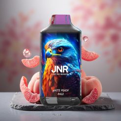JNR Falcon 16000 Puffs 22ml Disposable Vape White Peach Razz