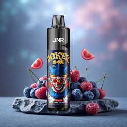 JNR Joker 24K Puffs Disposable Vape Blue Razz Cherry 800mAh 2% Nicotine