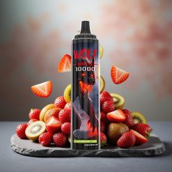 JNR Wolf Niplo 10000 Puffs 20ml Strawberry Kiwi Disposable Vape