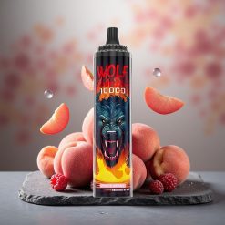 JNR Wolf Niplo 10000 Puffs Peach Berry 20ml Mesh 1.0 Ohm
