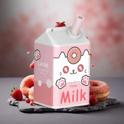 Lavie Milk 7000 Puffs 16ML Strawberry Donut Disposable Vape